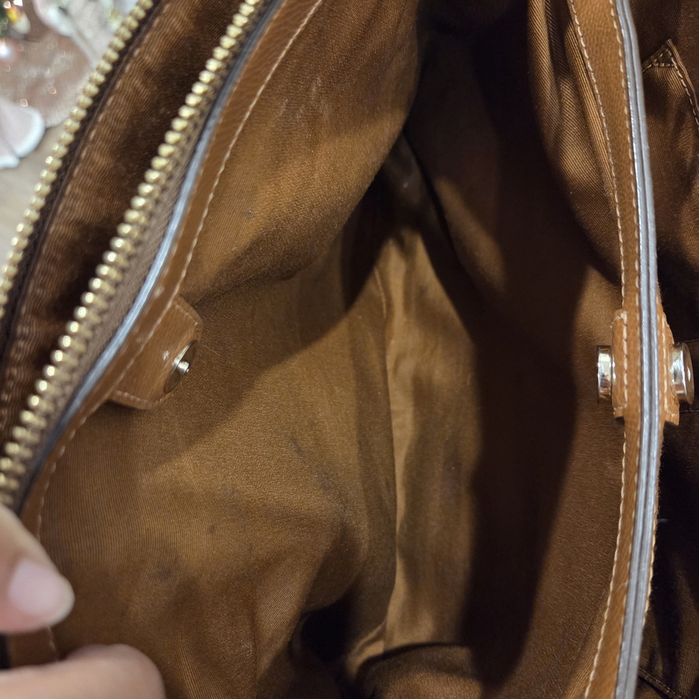 Coach Brown Signature Tote Bag - Picture 10 of 12